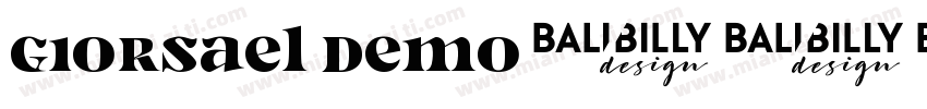 Giorsael Demo字体转换